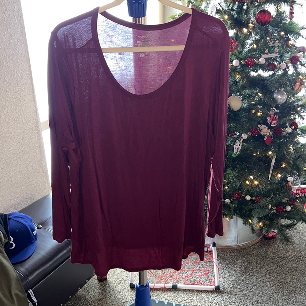 Maurice’s round neck long-sleeve t-shirt - size 2x